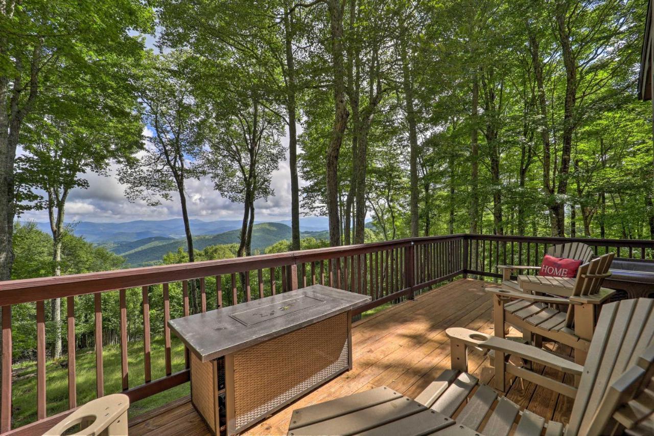 Beech Mountain Cabin Retreat With Hot Tub And Views! Exteriér fotografie