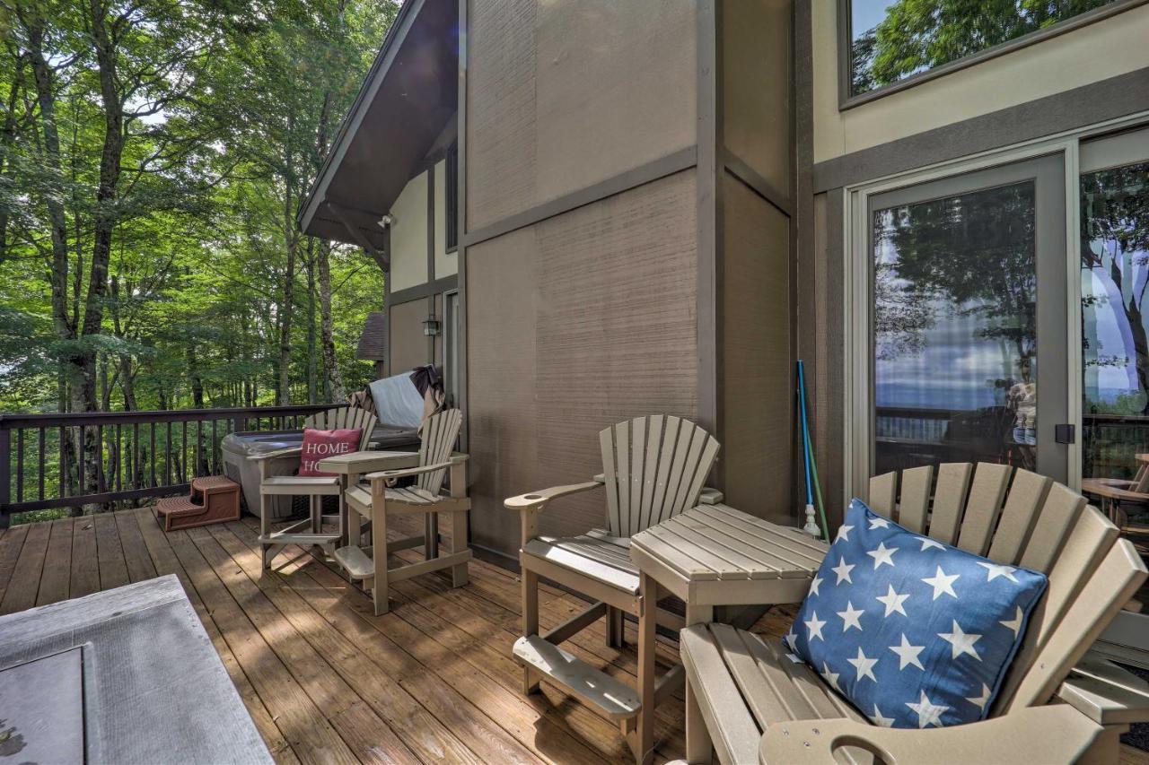 Beech Mountain Cabin Retreat With Hot Tub And Views! Exteriér fotografie