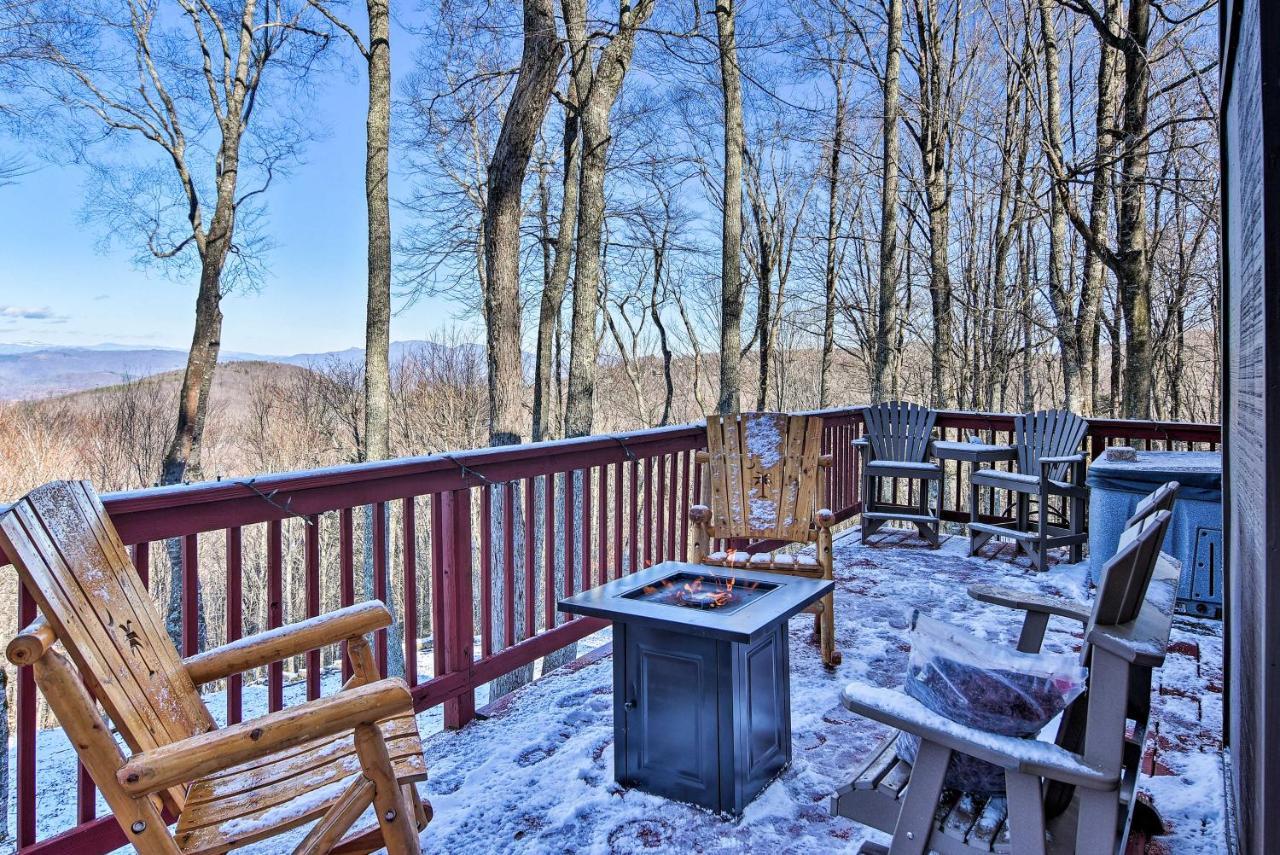 Beech Mountain Cabin Retreat With Hot Tub And Views! Exteriér fotografie